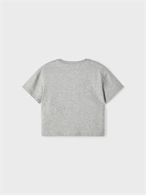 NAME IT Kort T-shirt Balone Grey Melange